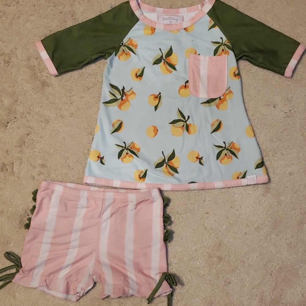 2T 2 Pieces Sweet Honey PJs